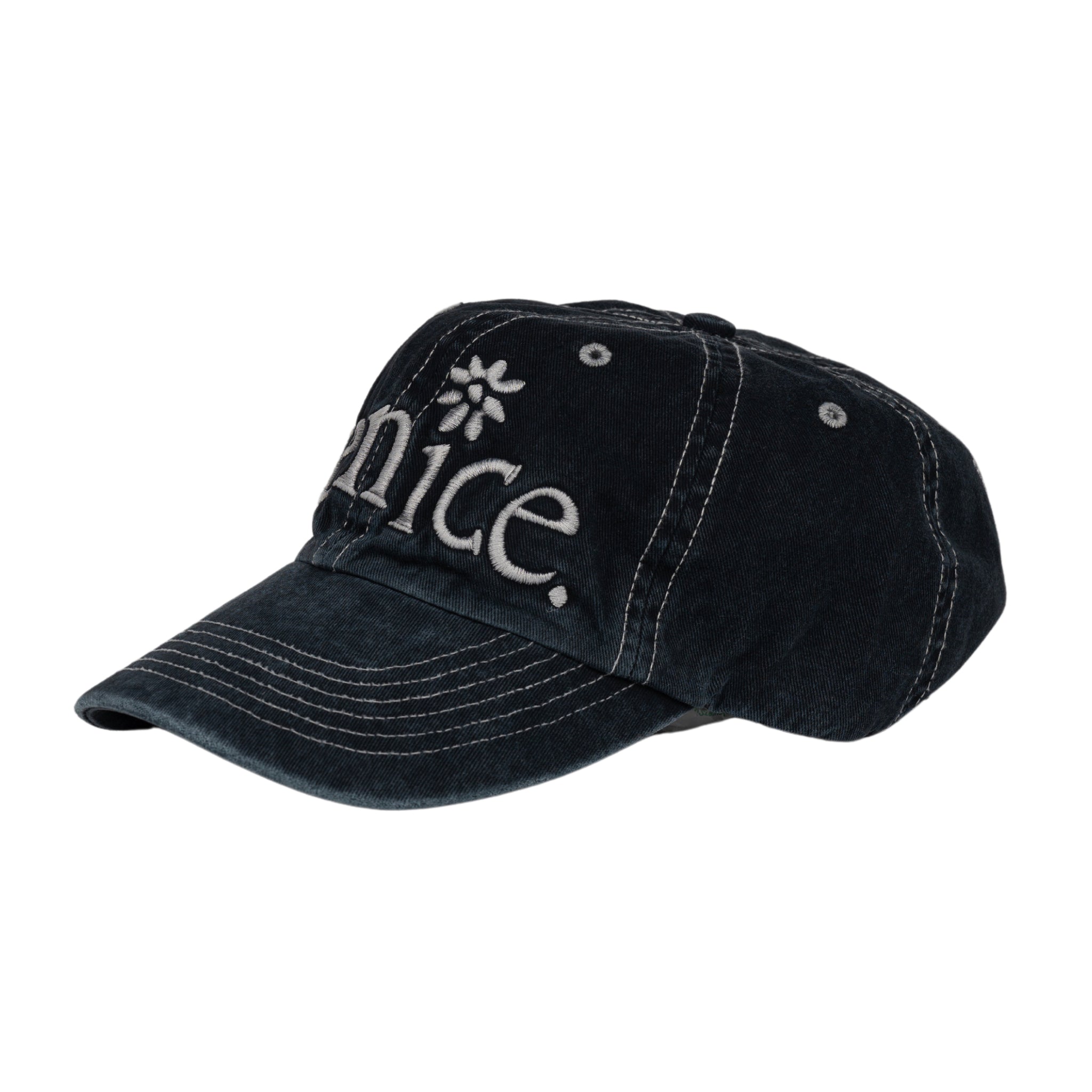 Venice cap in black cotton