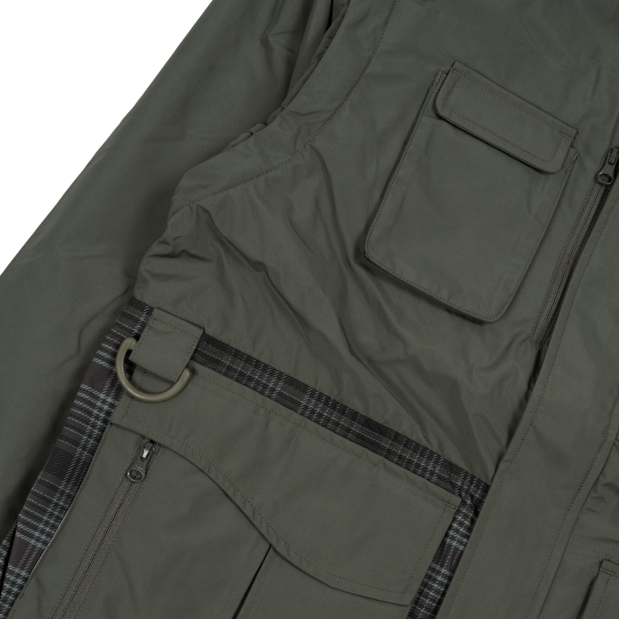 Fishing Zip-Off Jacket in Olive Green