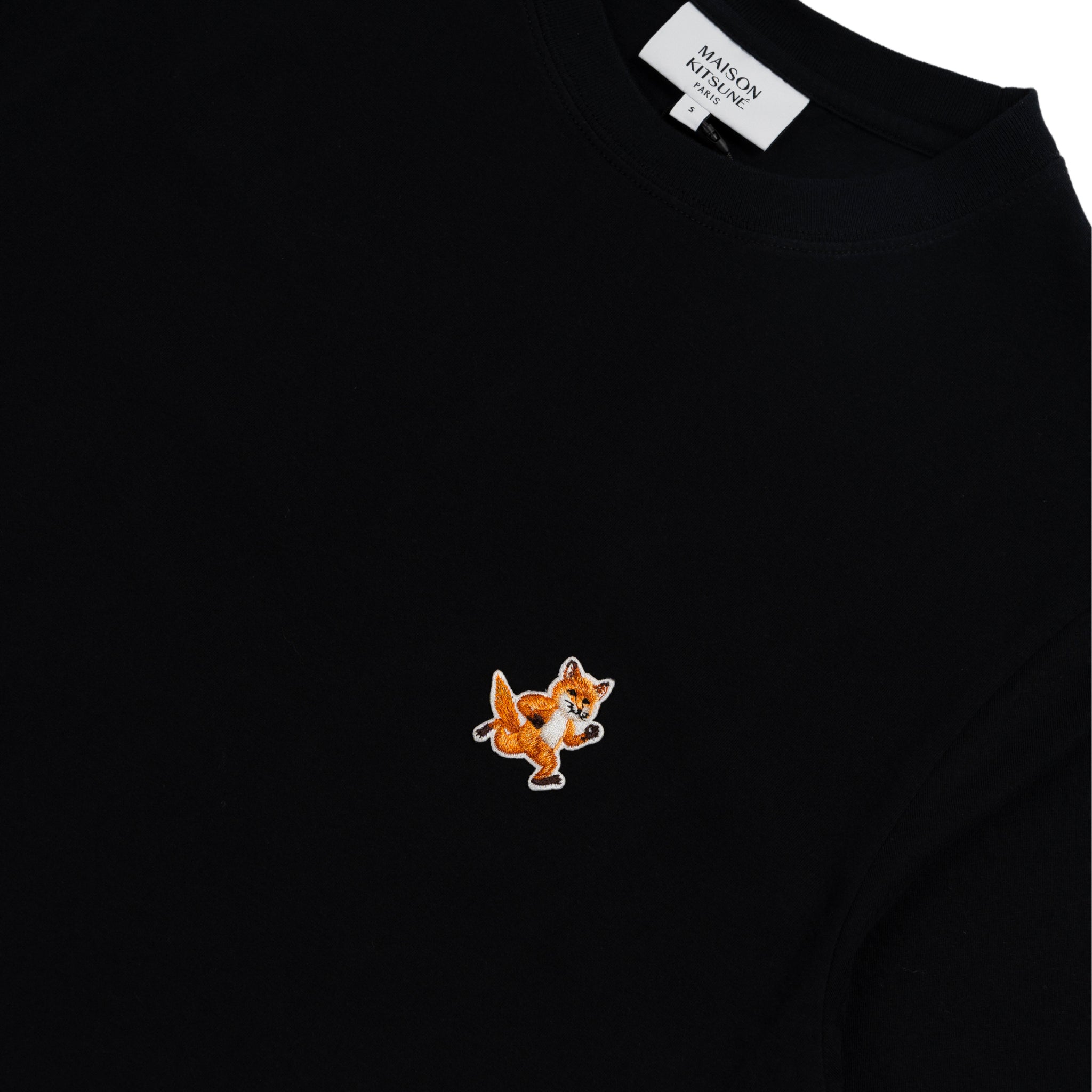 Speedy Fox Patch Comfort T-shirt in black