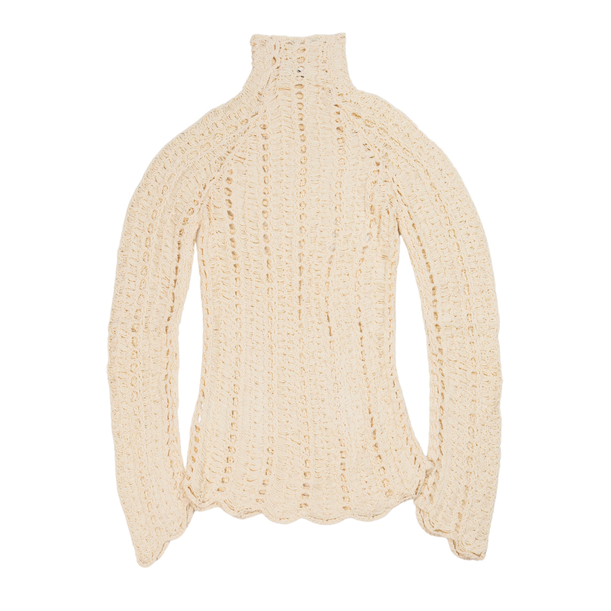 Vera Sweater in Dry Ivory Cotton