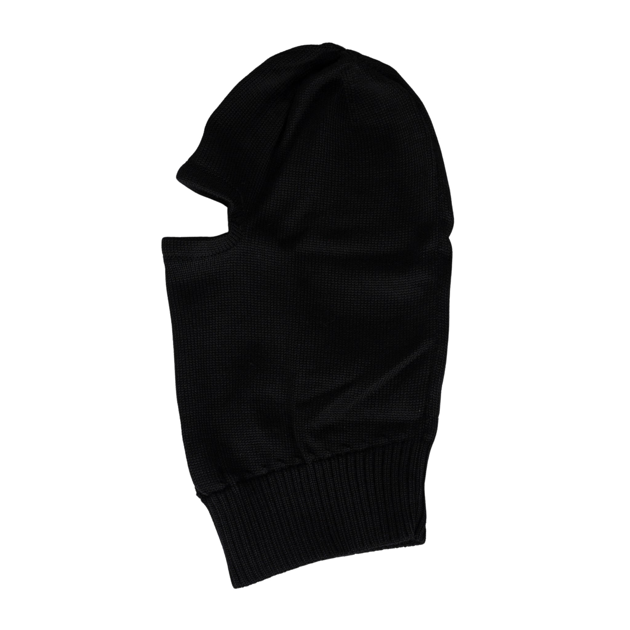 Moon Logo knit balaclava in black