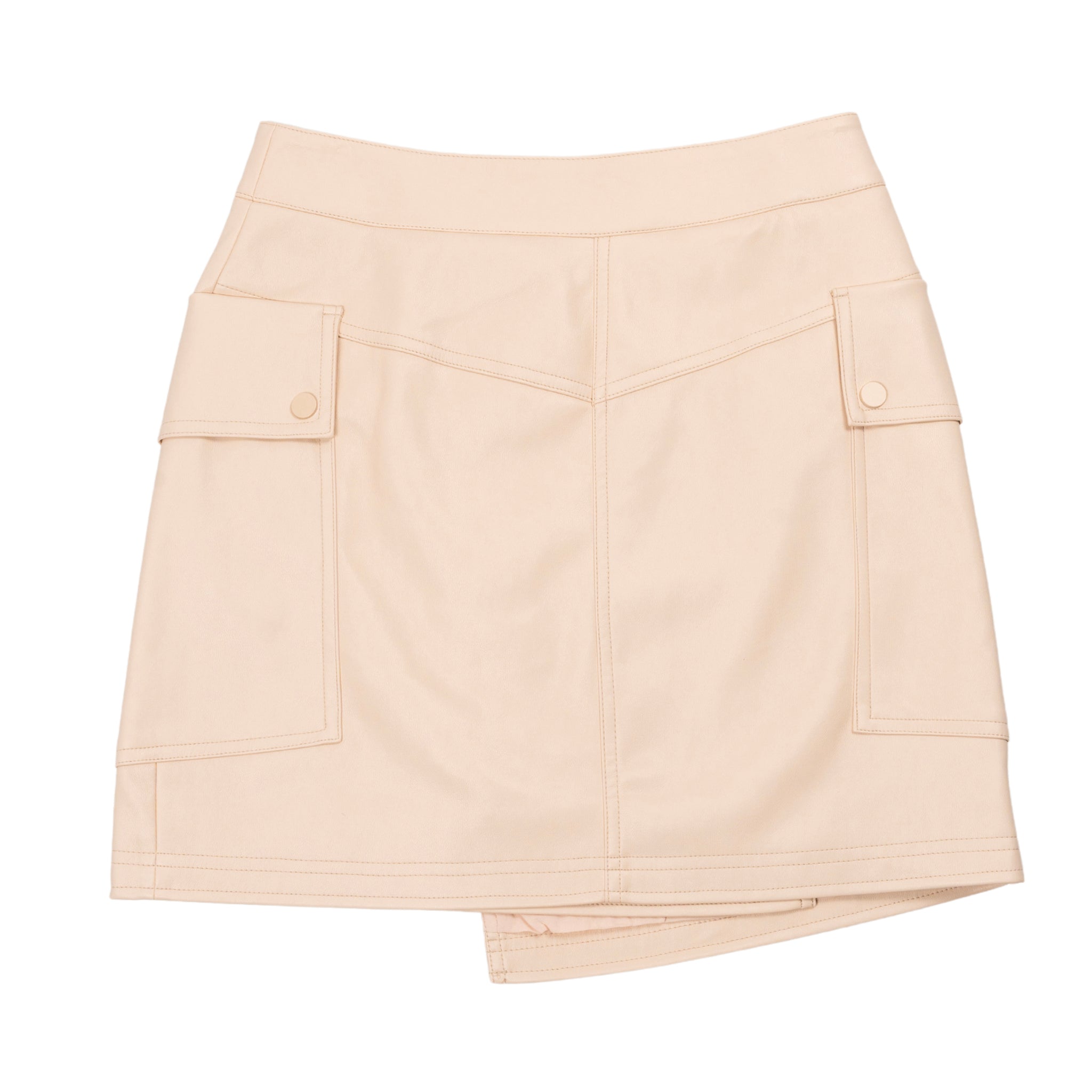 Gradual Miniskirt in Beige