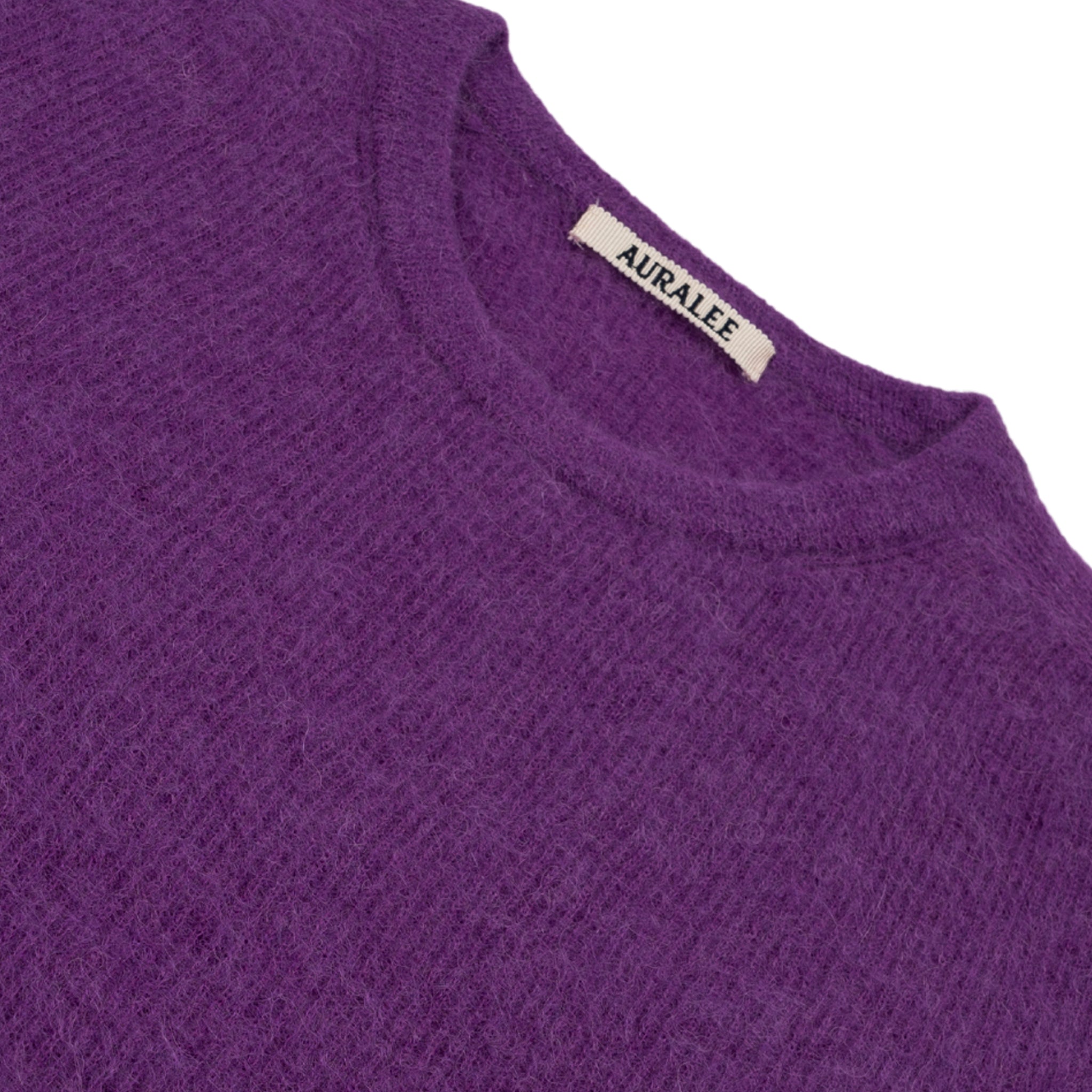 Baby Suri Alpaca Sheer Knit p/o in Purple