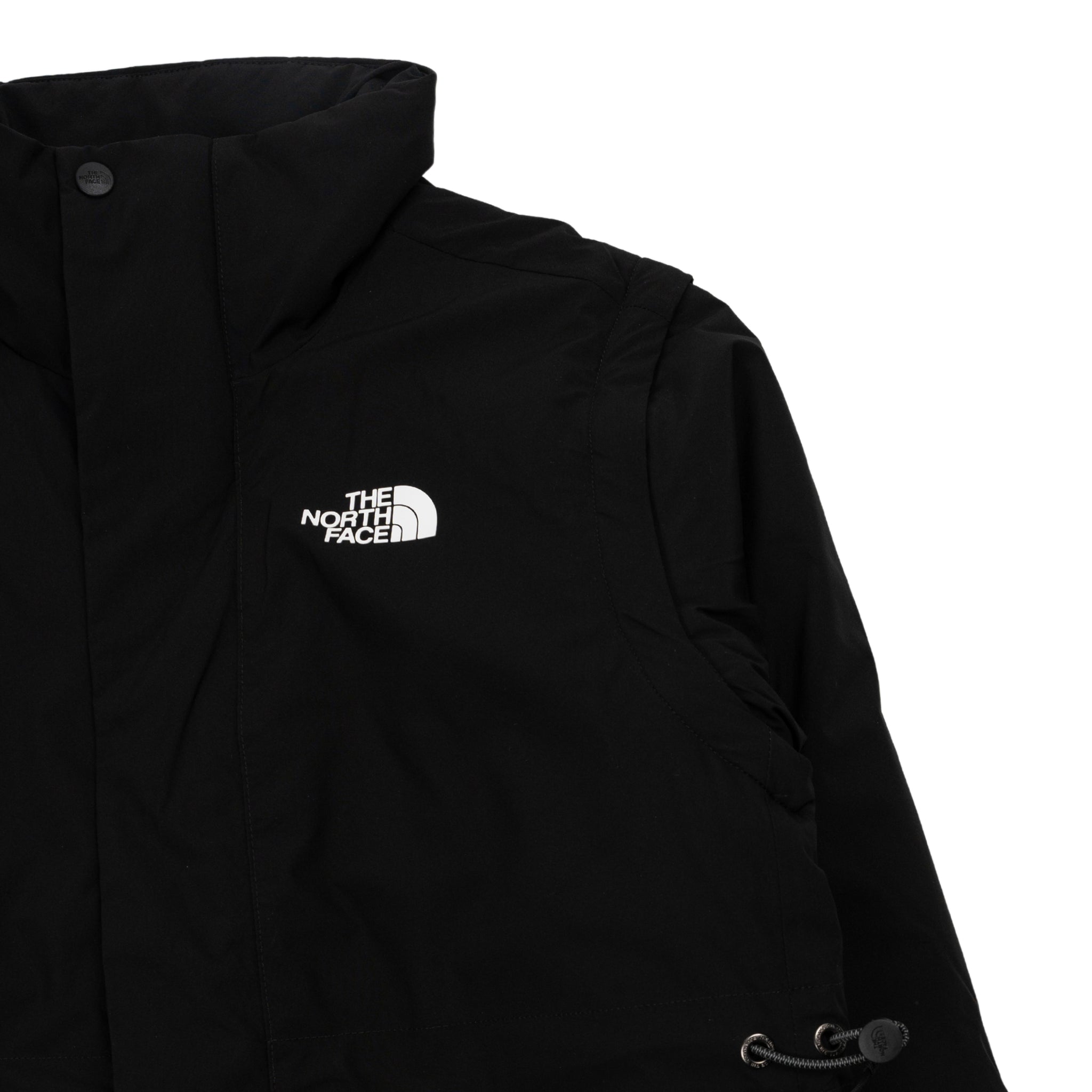 Women’s Padded 2 In 1 Conv Jacket in Black