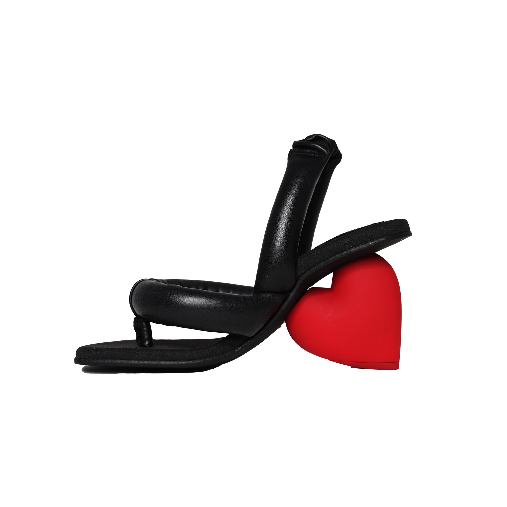 Love Heel in Black/Red