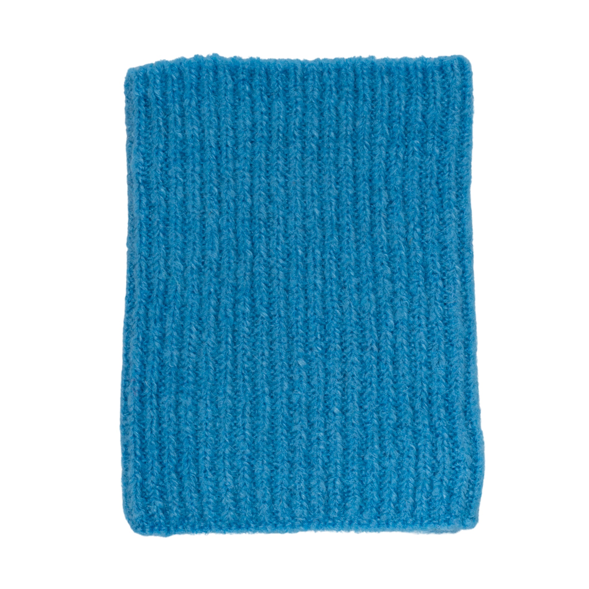 Griffin knit pull with collar in light blue