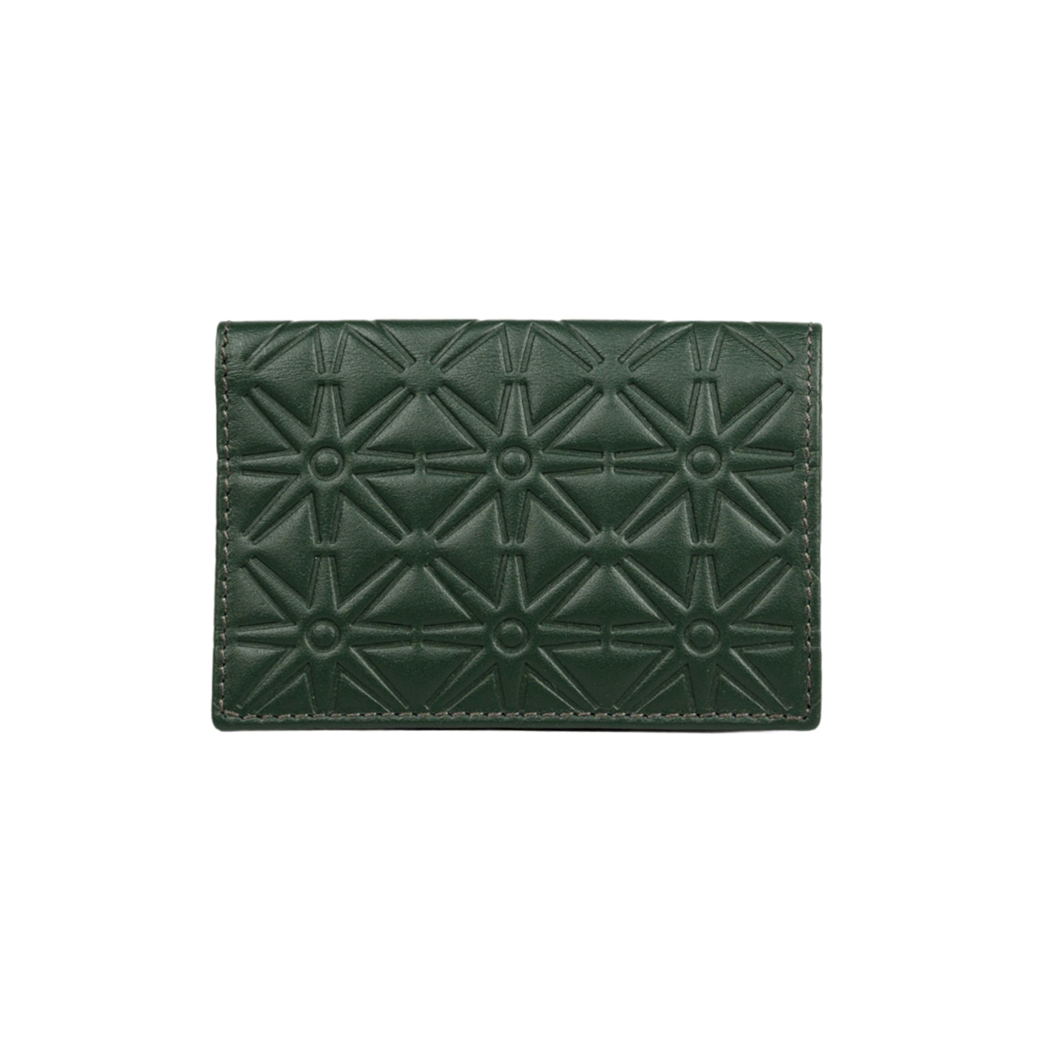 Wallet emboss no zip in Green