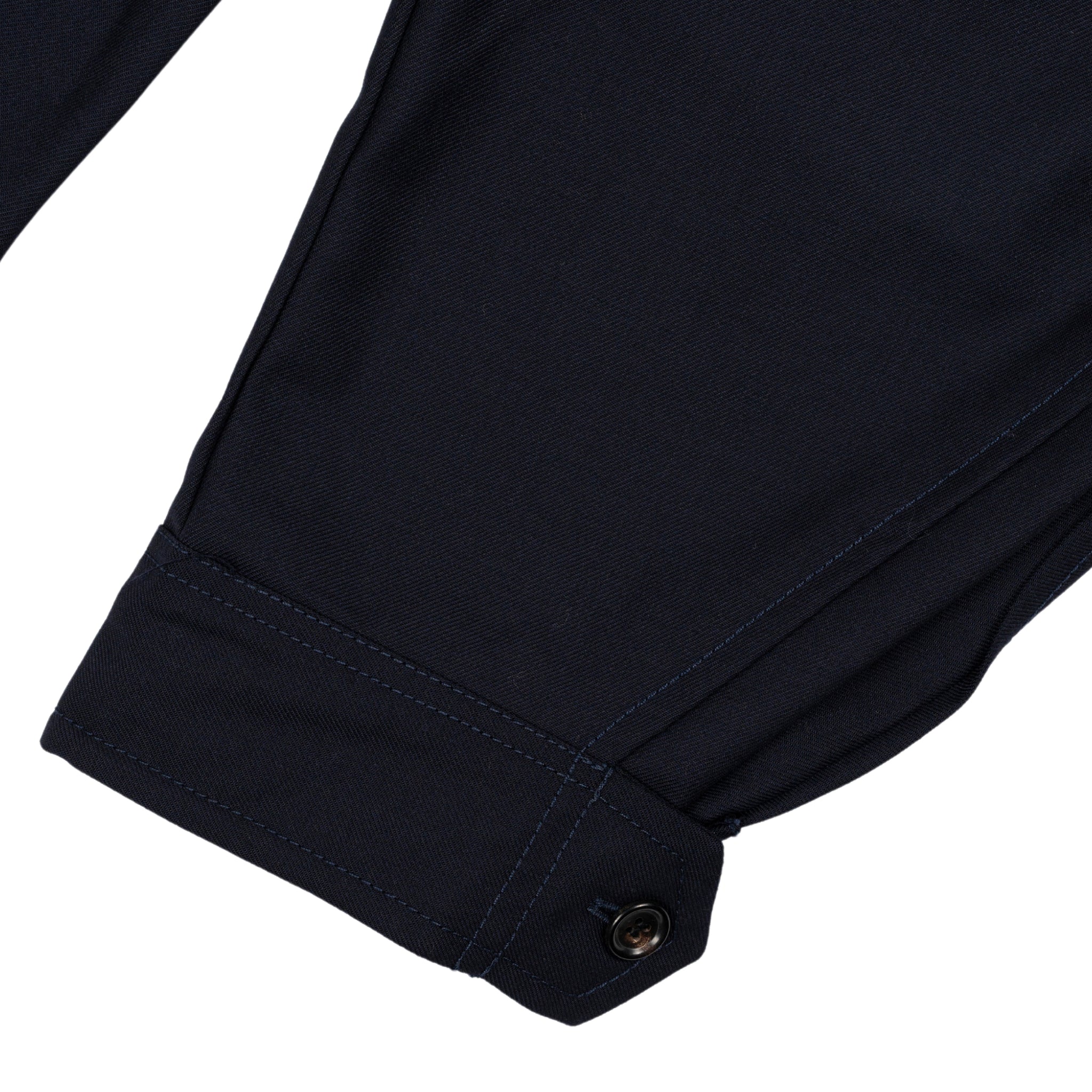 Pant in wool in blu navy