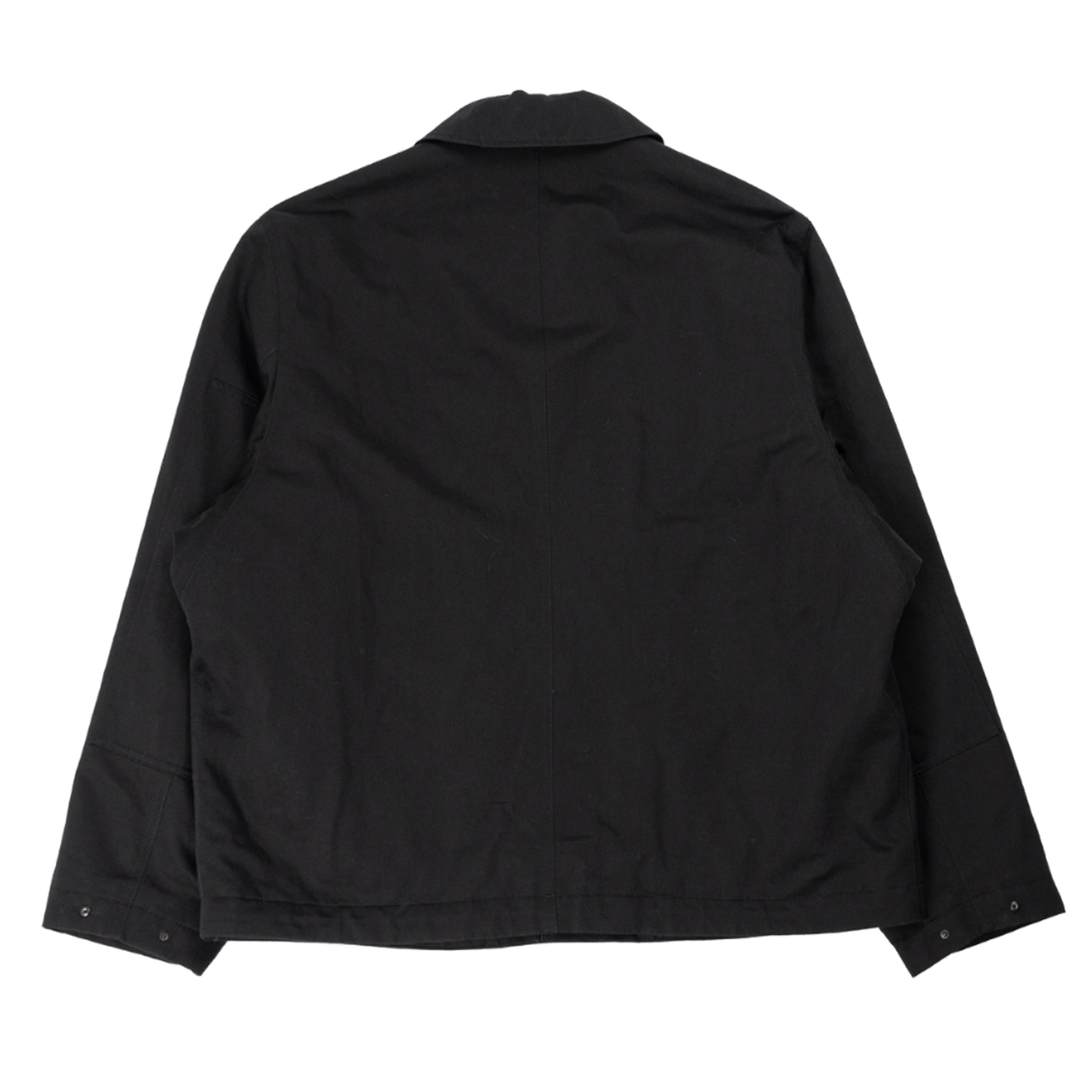 Quilted 3D Pockets Jacket in Black