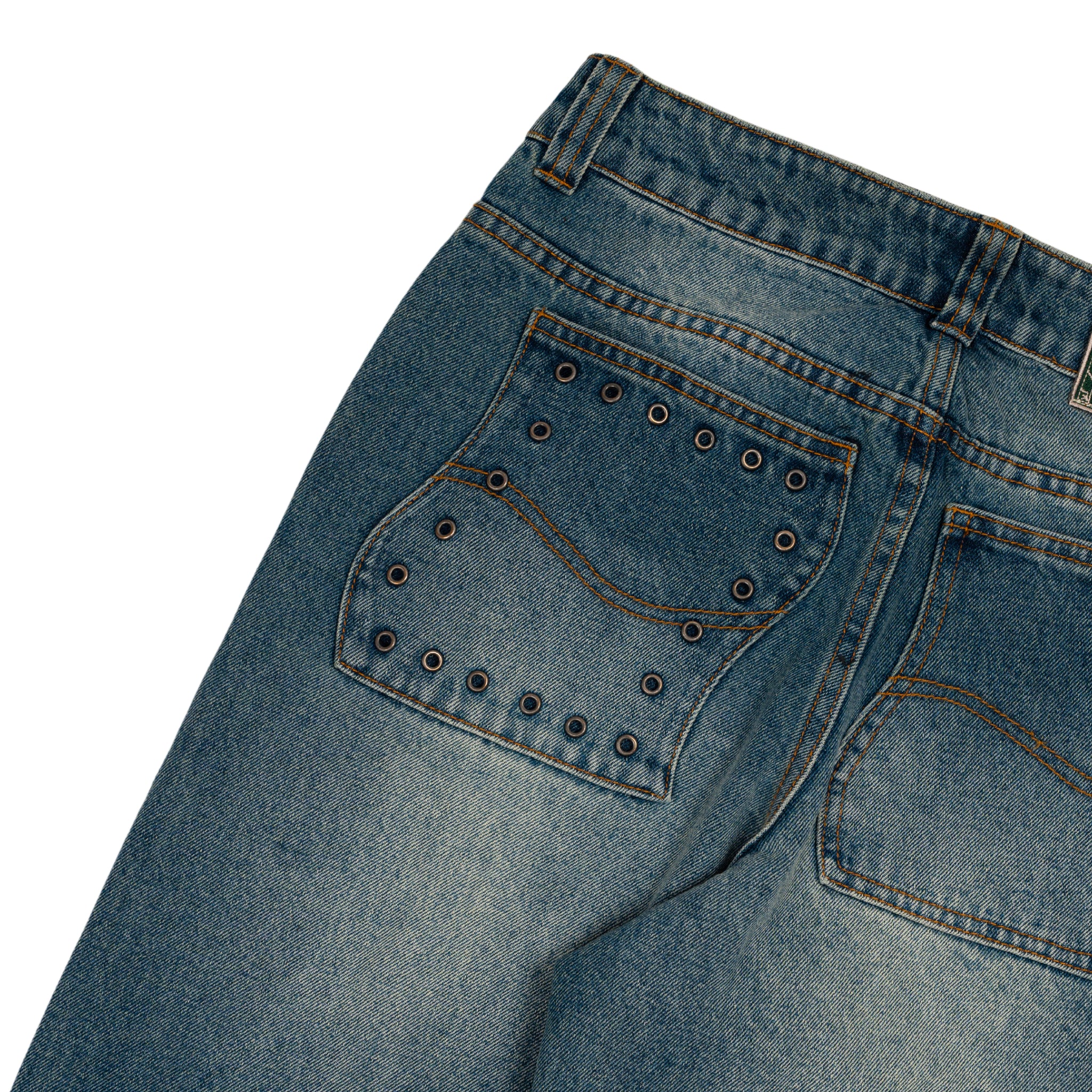 Classic Relaxed Denim Pants in Indigo