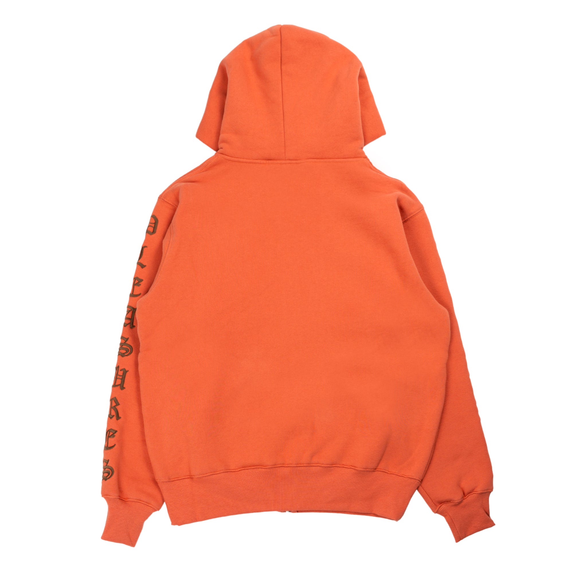 Zip Up hoodie in orange