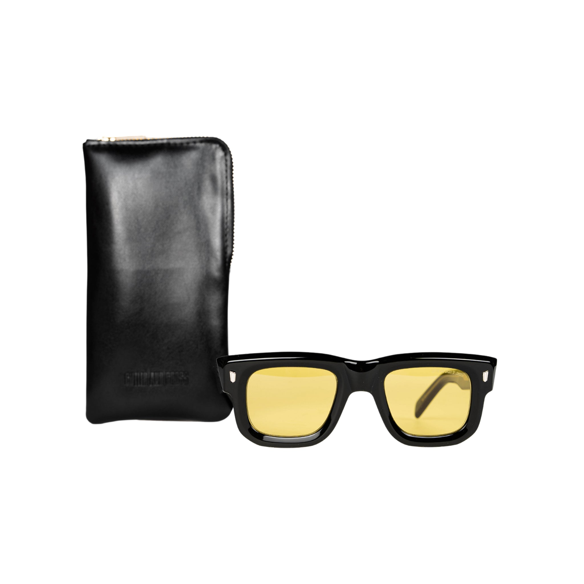 1402 Square Sunglasses in Yellow/Black