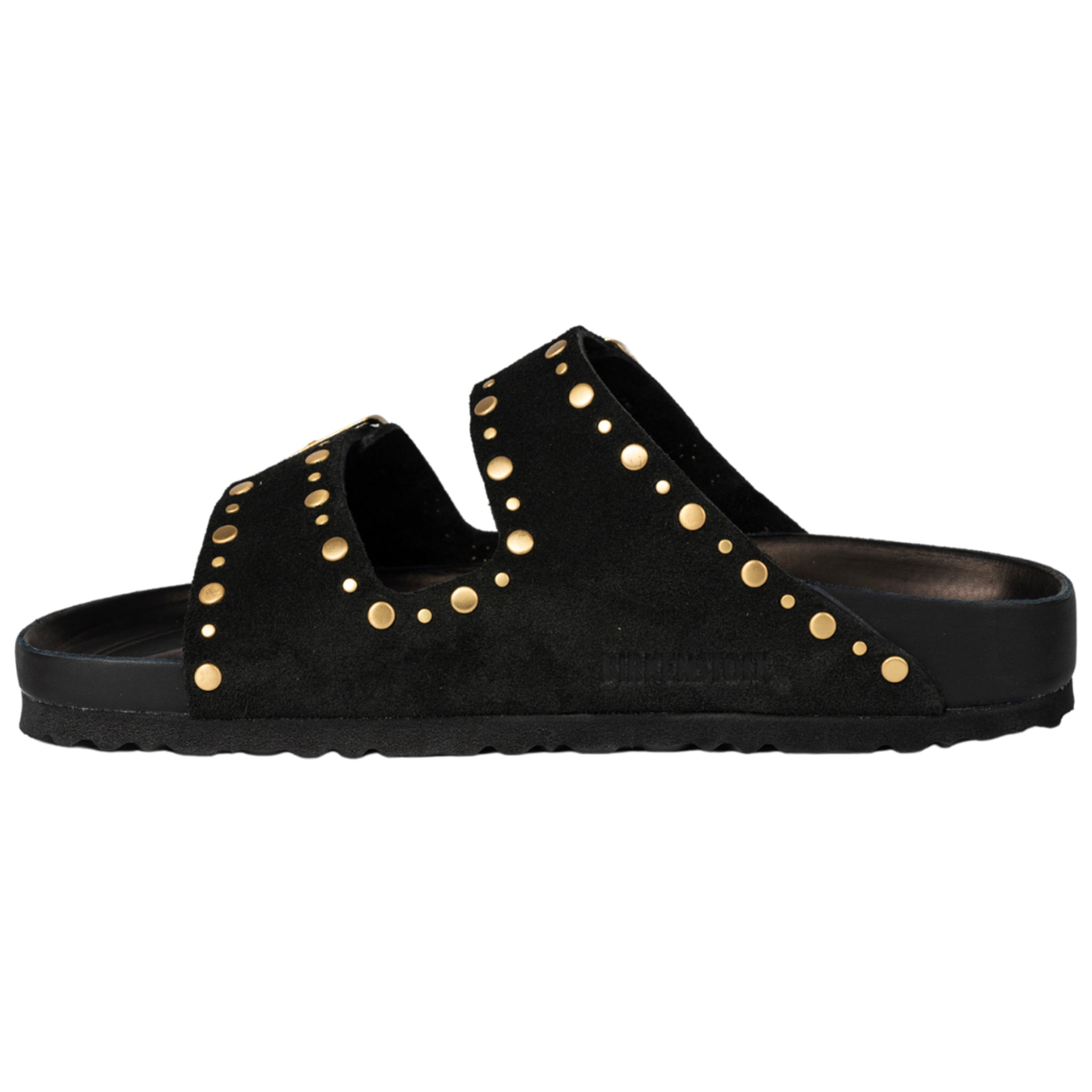 Arizona Rivet Sandals in Black