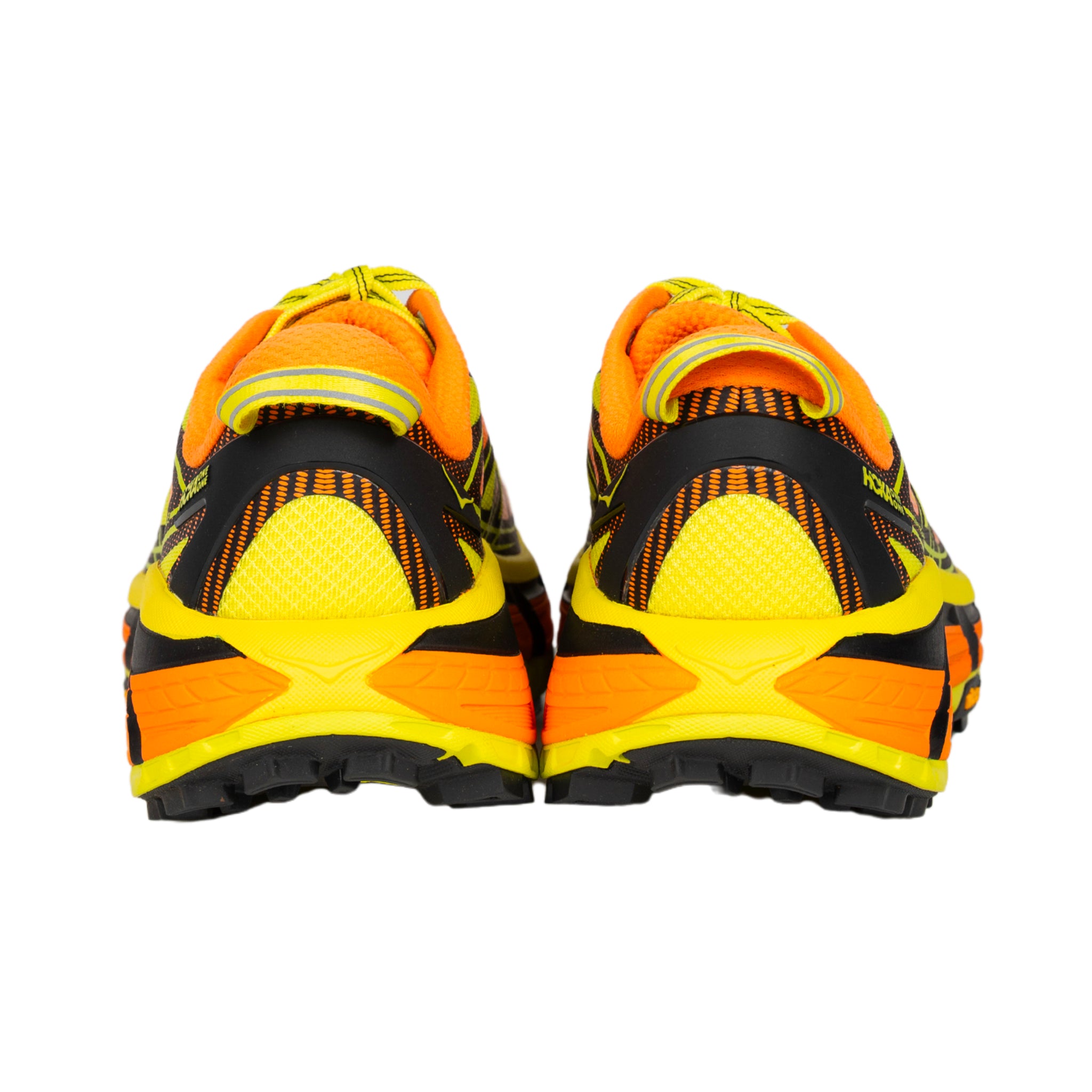 U Mafate Speed 2 sneaker in orange and yellow