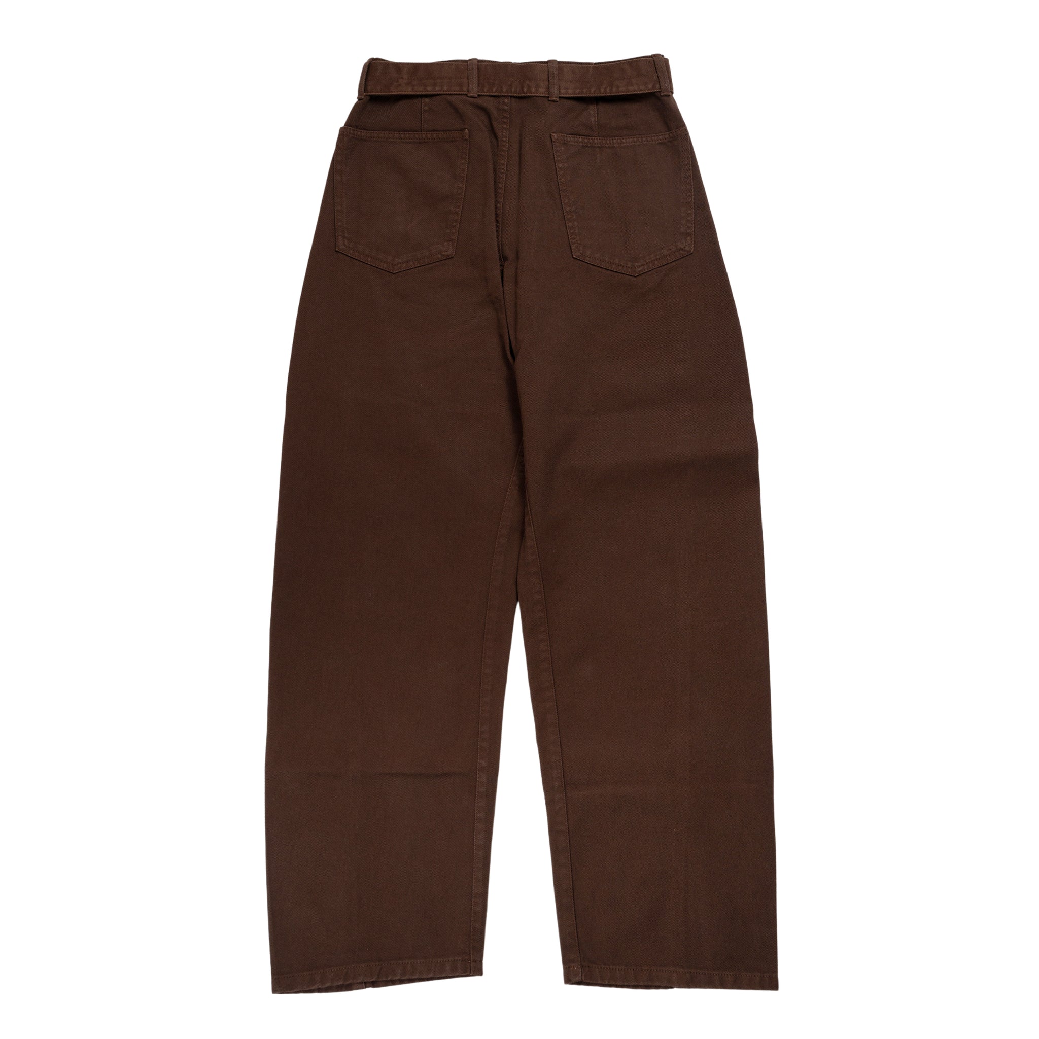 Twisted Belted pant in brown