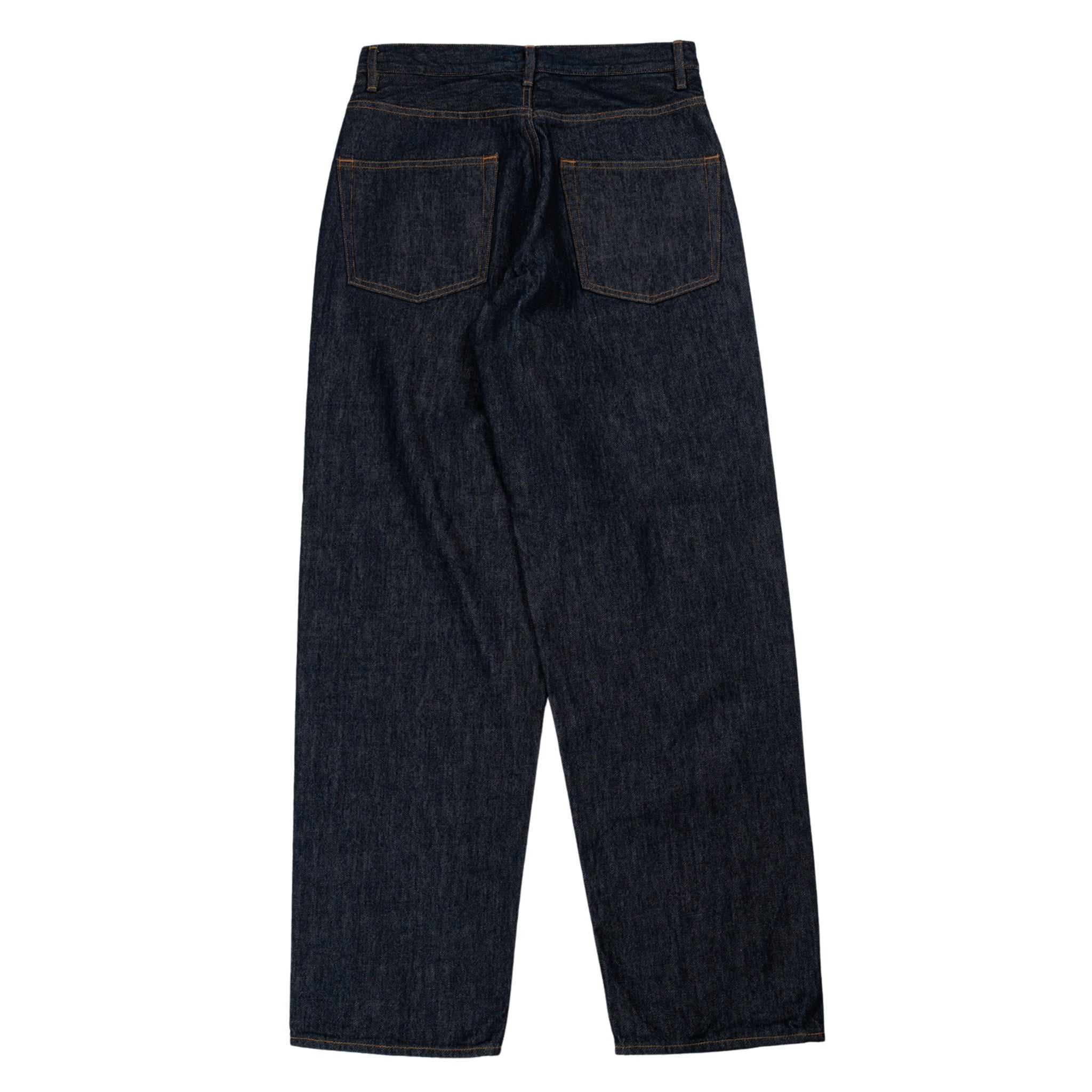 Washed Organic Canvas Belted Pants in Purple