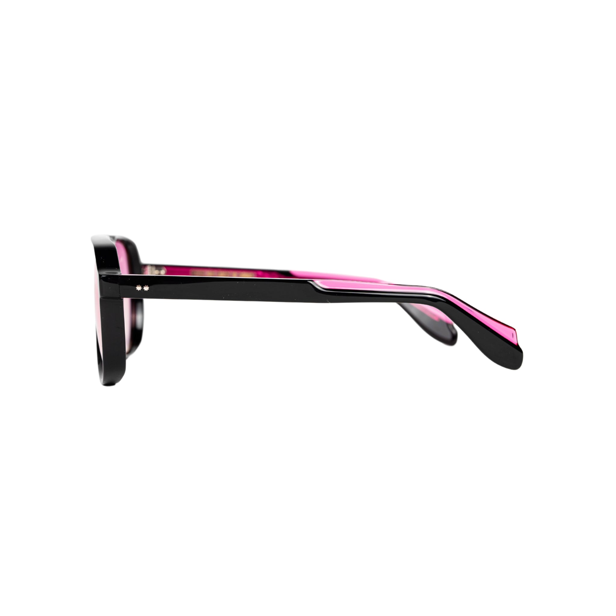 9782 Aviator Sunglasses in Black/Pink