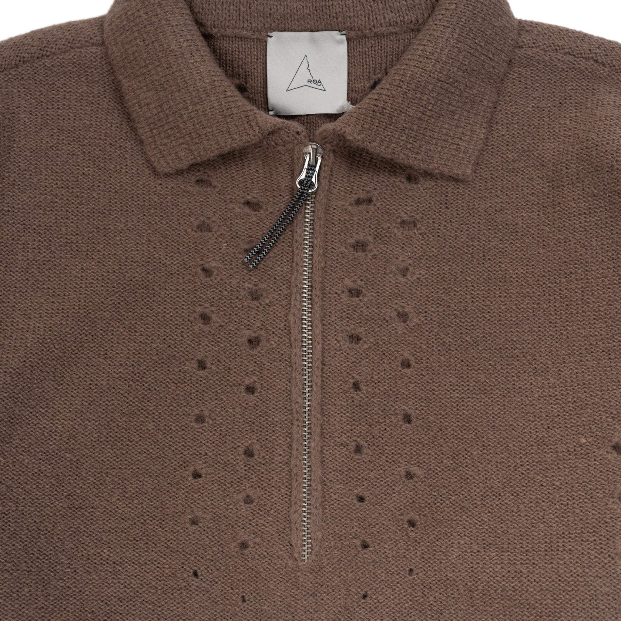 Mohair Polo in Taupe