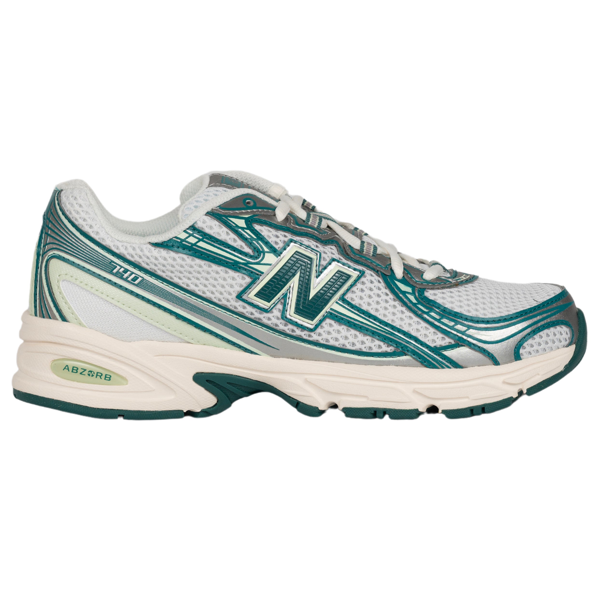 740 Sneakers in White Marsh Green NEW BALANCE Maison Operative