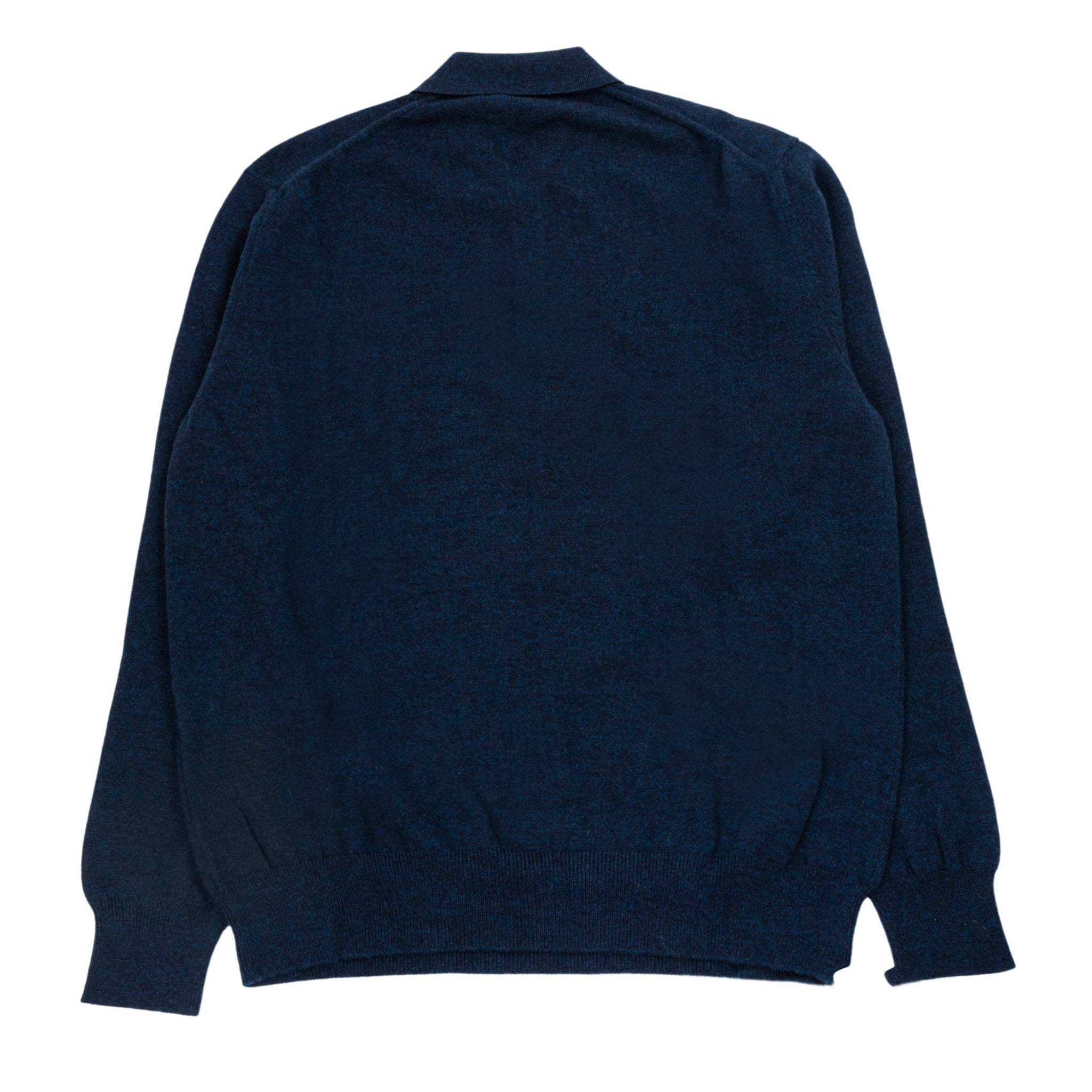 Sweater wool knit in blu navy