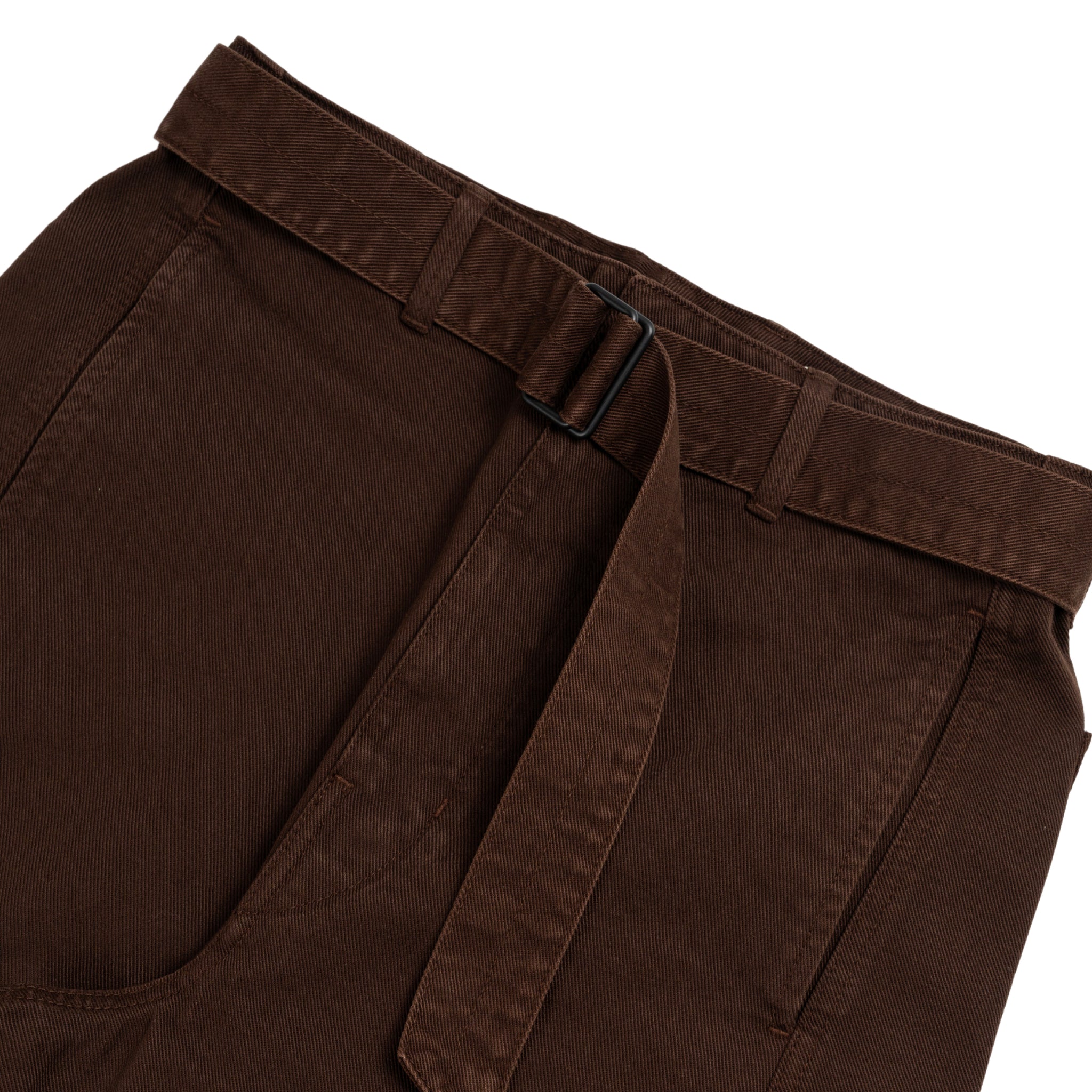 Twisted Belted pant in brown