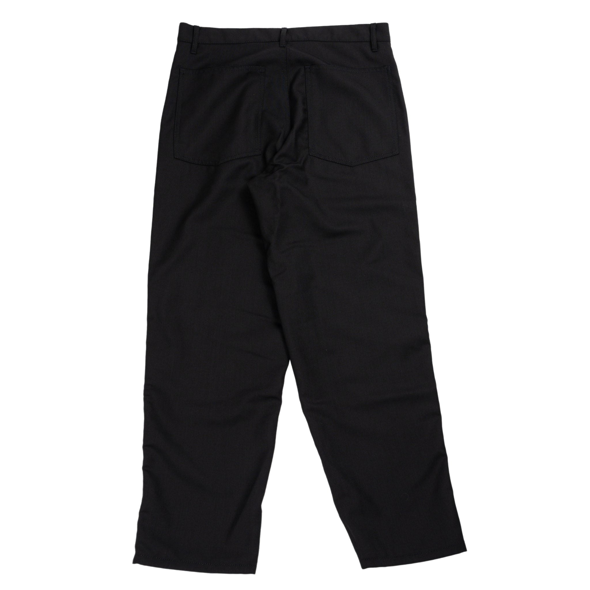 Pant in wool in black