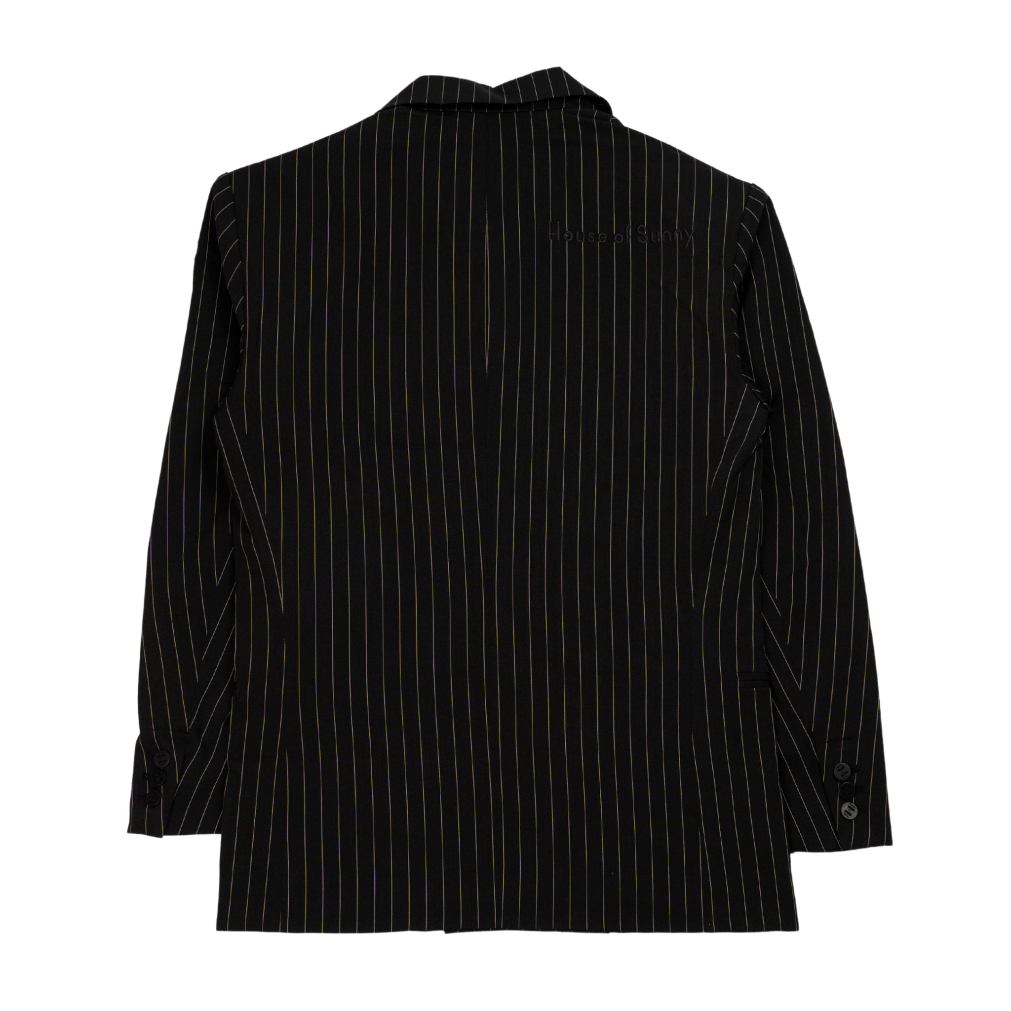 The Pinstripe Blazer in Black