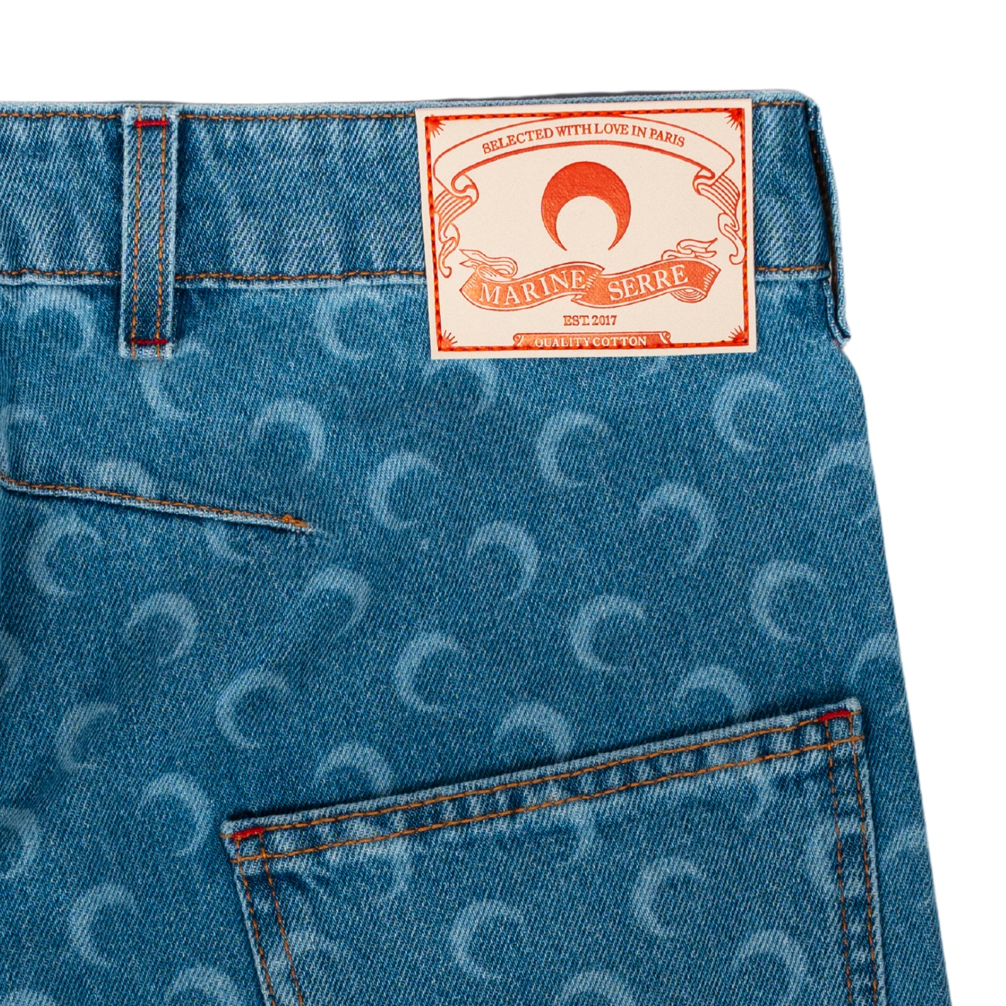 Moon Laser Curved denim jeans