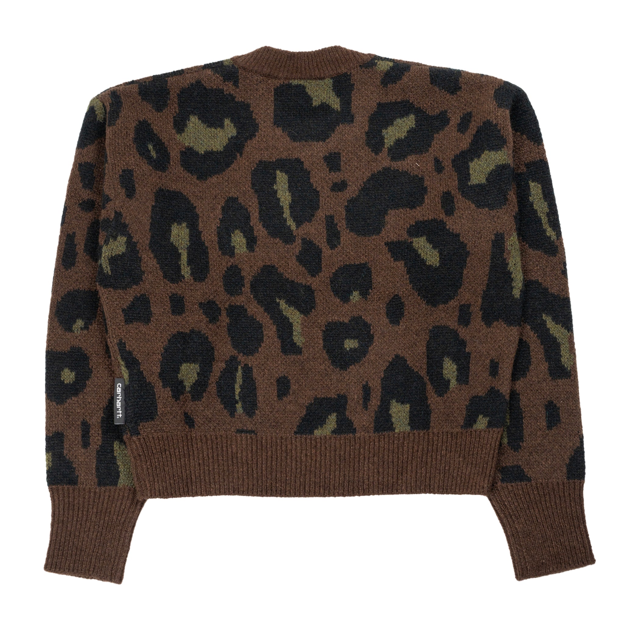 W' Merton Sweater in Camo Leo Jacquard