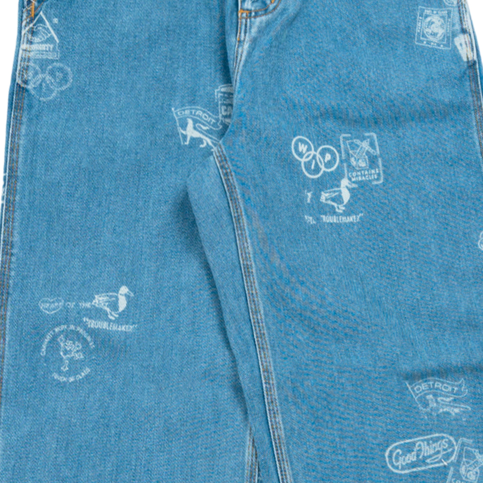 Stamp Pant in Denim