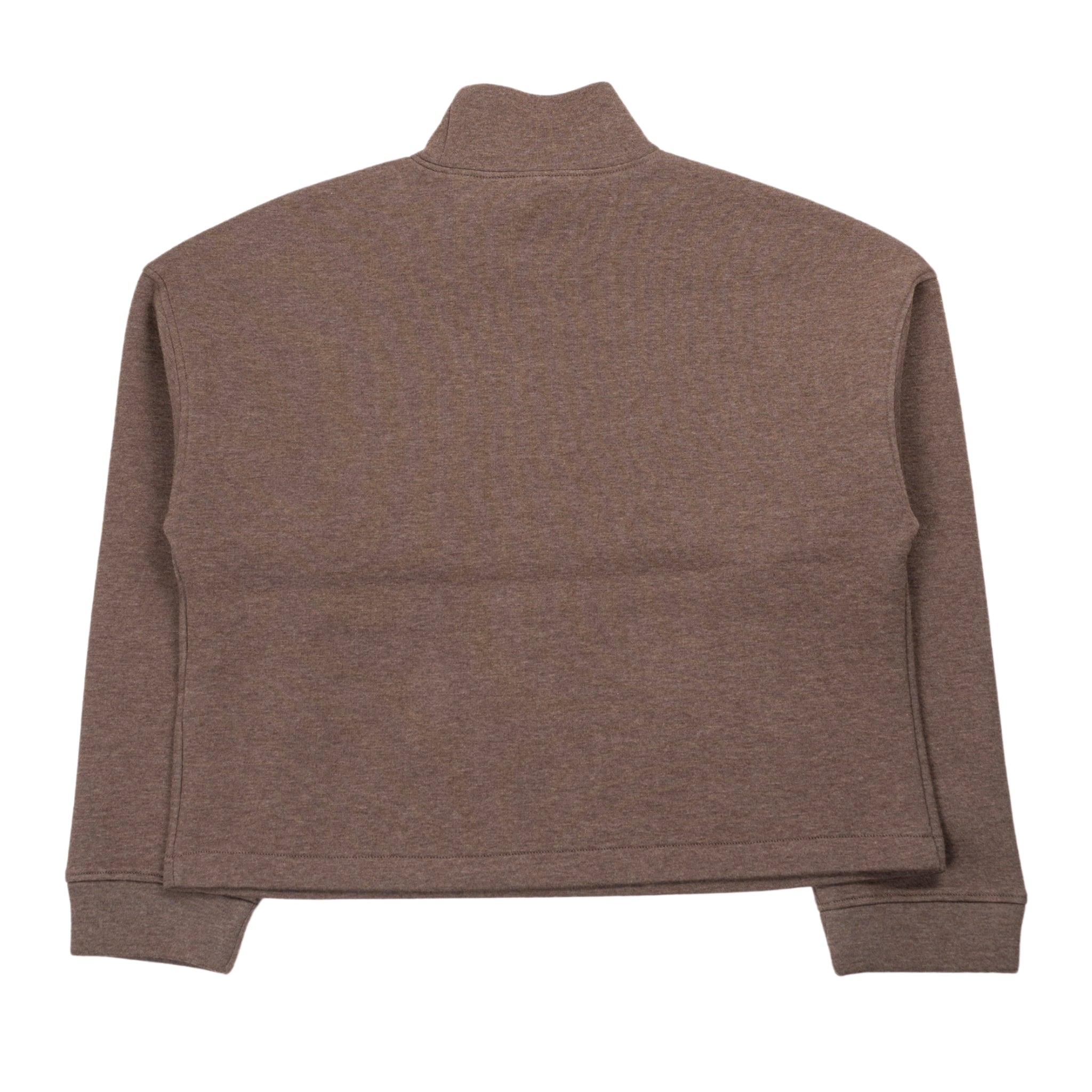 Women’s Mock Neck Sweatshirt in Brown