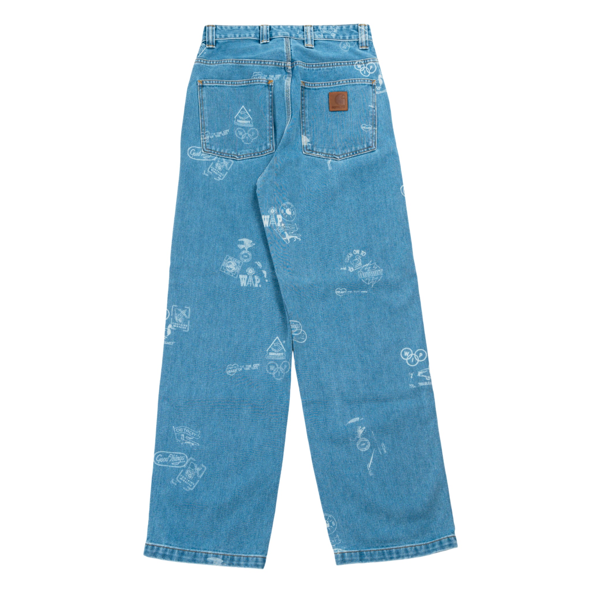 Stamp Pant in Denim