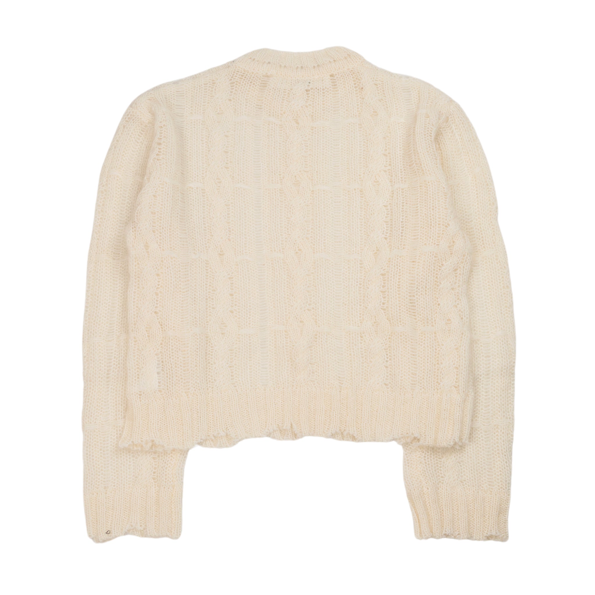 Solange Sweater in Fine Distressed Cream